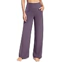 Promover Wide Leg Pants for Woman Yoga Pants with Pockets Stretch