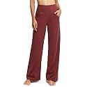 Promover Wide Leg Pants for Woman Yoga Pants with Pockets Stretch