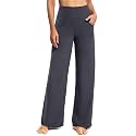 Promover Wide Leg Pants for Woman Yoga Pants with Pockets Stretch