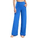 Promover Wide Leg Pants for Woman Yoga Pants with Pockets Stretch