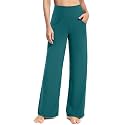 Promover Wide Leg Pants for Woman Yoga Pants with Pockets Stretch