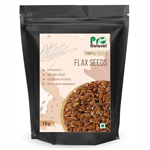 Pronatural Raw Flax Seeds 1kg - Fibre
