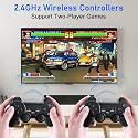 PRONLINE - TV Video Game Console 2.4g Wireless Gamepad Controller USB Built-in 10000 Classic, 9 Classic Emulators, HDMI Output for TV with Dual 2.4G Wireless Controllers - 4K Ultra HD Games
