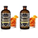 Proof Syrup Old Fashioned Cocktail Mix - Made with Real Bitters &amp; Cane Sugar - Traditional Old Fashion Flavor - Fast, Easy, Delicious, Handcrafted Cocktail Syrup - 16oz - 1 Bottle (Pack of 2)