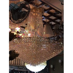prop it up chandelier light white round