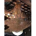 Prop It Up Chandelier Light (White, Round)