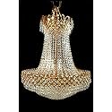 Prop It Up Chandelier Light (White, Round).