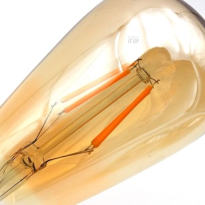 prop it up st64 4w edison led filament bulb lamp 220vlt e27e26 vintage antique retro edison bombillas ampoules replace incandecent light pack of 2