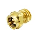 Propane Adapter 1lb to 20lb, 1lb Propane Adapter for Disposable Throwaway Cylinder Converter Universal Small 1 Pound Propane Tank BBQ Grill Propane Tree