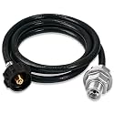 Propane Fuel Filter with 6FT Propane Hose Compatible with Etc Portable Heaters, CSA Certified,QCC1/Type1 Adapter Connect 20-45 lb Propane Tanks
