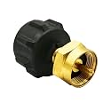Propane Refill Adapter, Fill 1 Pound Bottles from 20lb Tank, Easy to Use, Solid Brass