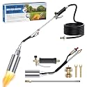 Propane Weed Torch Burner with Self-Igniting, 11.5FT Hose
