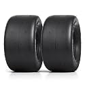 PROPARTS 13x6.50-6 Lawn Mower Tires, 13x6.50x6 nhs Smooth Tread Turf Tires for Zero Turn Mowers &amp; Riding Lawn Mowers, Tubeless, Set of 2, 4PR
