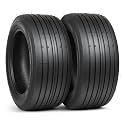PROPARTS 2Pcs 13x5.00-6 Tire - 13x5x6 Lawn Mower Tires for Riding Garden &amp; Tractor, Straight Rib, Fits Grass Mud Hilly Terrain, 2PR