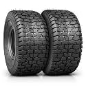 PROPARTS Set of 2 16x6.50-8 Lawn Mower Tires - 4PR 16x6.5-8 Tires for Garden &amp; Tractor, 615lbs Capacity, Fits Grass Mud Hilly Terrain