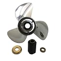 Propeller 15 1/2x17 for Engines 175HP 220HP 225HP 250HP Ship Stainless Steel 15 Tooth Spline LH 48-90159A46