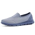 Propét Footwear TravelActiv Slip-On | Women's Slip-On Walking Shoe | Comfortable Support | Wide Widths | Denim | Size 7.5