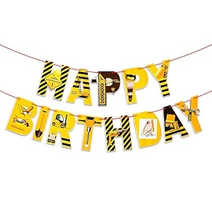propsicle rainbow theme happy birthday banner for party decoration