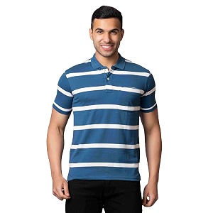 PRORIDERS Half Sleeve Cotton Blend Fabric Collared