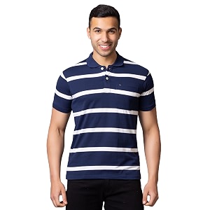 PRORIDERS Half Sleeve Cotton Blend Fabric Collared