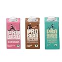 Prorush Protein Shake Variety | Pack of 6 | (200ml Each) | 35g Protein Assorted Flavors (2 x Chocolate, 2 x Vanilla, 2 x Strawberry) | 2 Grown-Ups + 4 Juniors Pack with 30 Vital Nutrients & Dietary Fibre