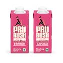 ProRush Strawberry Protein Shake 250ml (Pack of 2) | Ready-to-Drink Protein Beverage with High Protein & Vitamins | Strawberry Flavour | Post Workout & Daily Nutrition Drink