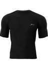 Prosharx Solid Men Round Neck Black T-Shirt