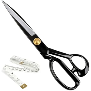 proshear 10 inch heavy duty high carbon steel professional fabric scissors with industrial strength for leather sewing shears for tailoring for home office artists dressmakers