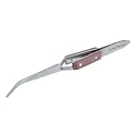 Proskit 1PK-117T 164mm Steel Cross-Leg Soldering Tweezer (Brown)