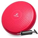 ProSource Core Balance Disc Trainer, 14" Diameter with Pump for Improving Posture, Fitness, Stability