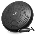 ProSource Core Balance Disc Trainer, 14" Diameter with Pump for Improving Posture, Fitness, Stability