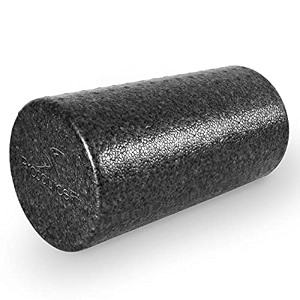 prosource high density extra firm foam roller for muscle therapy and balance exercises 36 x 6-inch  18 x 6-inch  12 x 6-inch black