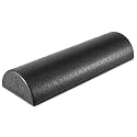 ProSource High Density Extra Firm Foam Roller for Muscle Therapy and Balance Exercises 36 x 6-inch / 18 x 6-inch / 12 x 6-inch, Black