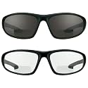 proSPORT Bifocal Safety Glasses ANSI Z87 Wrap Around Protective Sunglasses for Work, Motorcycle, Outdoor UV 400 Anti Glare