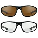 proSPORT Bifocal Safety Glasses ANSI Z87 Wrap Around Protective Sunglasses for Work, Motorcycle, Outdoor UV 400 Anti Glare