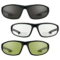 proSPORT Bifocal Safety Glasses ANSI Z87 Wrap Around Protective Sunglasses for Work, Motorcycle, Outdoor UV 400 Anti Glare