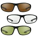 proSPORT Bifocal Safety Glasses ANSI Z87 Wrap Around Protective Sunglasses for Work, Motorcycle, Outdoor UV 400 Anti Glare
