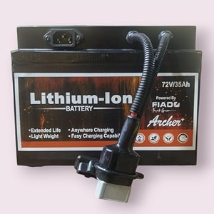 72v lithium-ion nmc battery  20s rechargeable battery pack for electric vehicles amp e-bikes 1 72v35ah  1-year warranty