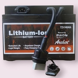 72v lithium-ion nmc battery  20s rechargeable battery pack for electric vehicles amp e-bikes 1 72v40ah  1-year warranty