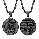PROSTEEL St Christopher/St Benedict/St Michael Pendant Necklace for Men