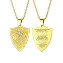 PROSTEEL St Christopher/St Benedict/St Michael Pendant Necklace for Men