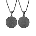 PROSTEEL St Christopher/St Benedict/St Michael Pendant Necklace for Men