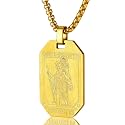 PROSTEEL St Christopher/St Benedict/St Michael Pendant Necklace for Men
