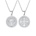PROSTEEL St Christopher/St Benedict/St Michael Pendant Necklace for Men
