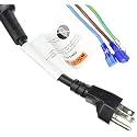 ProTeam Cord, 13" 3 Wire ProVac with Nut & Washer in Grommet