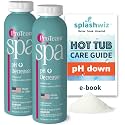 ProTeam Spa pH Decreaser for Hot Tub - pH Down Hot Tub pH Decreaser Bundle with SplashWiz Spa & Hot Tub Chemicals Care Guide e-Book Made in USA (1.5 lb) (2 Pack)