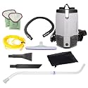 ProTeam Vacuum Backpack, ProVac FS 6 Commercial Backpack Vacuum Cleaner with HEPA Media Filtration and Small Business Kit, 6 Quart, Corded