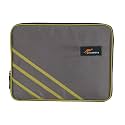 Protecta High Bar Laptop Sleeve for 11.6 Inch Laptops (Grey & Green) - Elementary Series