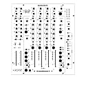 Protective Cover Skin for Allen & Heath xone 92 Mixing Console Panel Film Sticker Colorful Stickers (White)