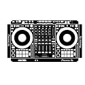 Protective Cover Skin for Pioneer DDJ-1000SRT Film Sticker Colorful Stickers (Black)